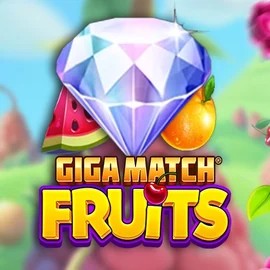 Giga Match Fruits slot visual from RubyPlay available on rollxocasino.at