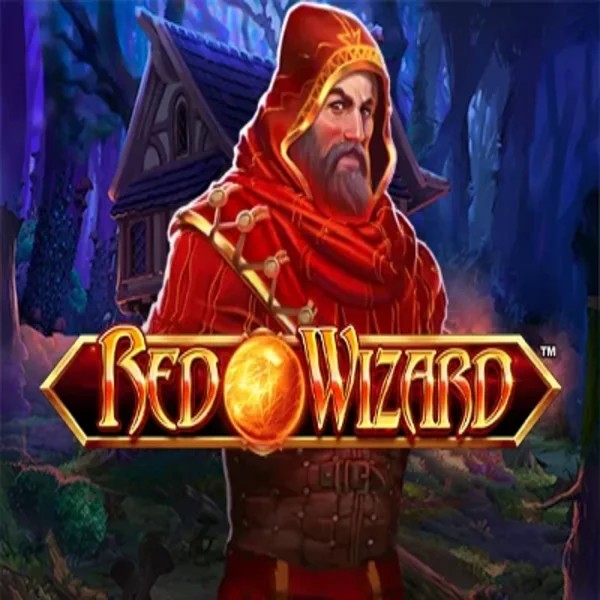 Red Wizard online game logo by Rarestone Gaming on rollxocasino.at