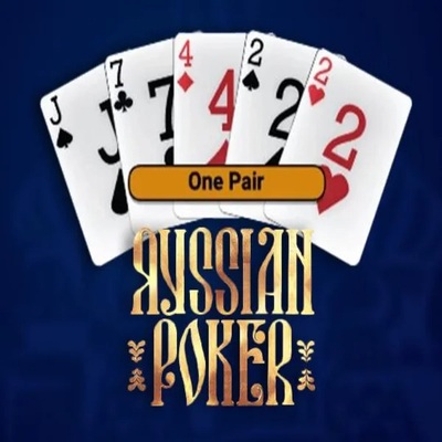 Russian Poker online game logo by OneTouch Games on rollxocasino.at